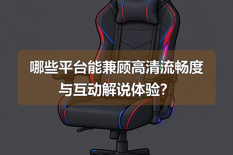 哪些平台能兼顾高清流畅度与互动解说体验？